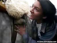 AnimalPass - Mexican female loves giving BJ to her husband's horse