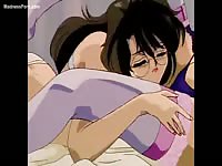 Wet hardcore sexual adventure with Asian teen cartoon cuties and an endowed character