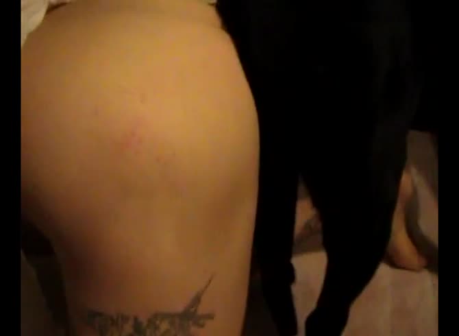 Wife fucked by dog