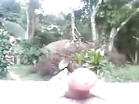 Playing outside Gaybeast - Dude fucks animal