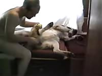 Sex 2 Gaybeast.com - Bestiality Sex video with man