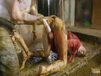 Kaitlyn Katsaros Farmhand Gone Wrong - Cowshit bondage