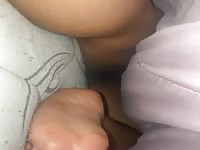 Recording mom while sleeping naked