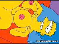 Big tits and titjob of famous toons