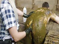 Mistress Marlena Dominating Her Slave