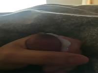 young boy cums cutely!!