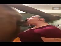 BBC face fucks my wife