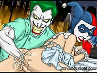 Joker and Harley Quinn hentai parody